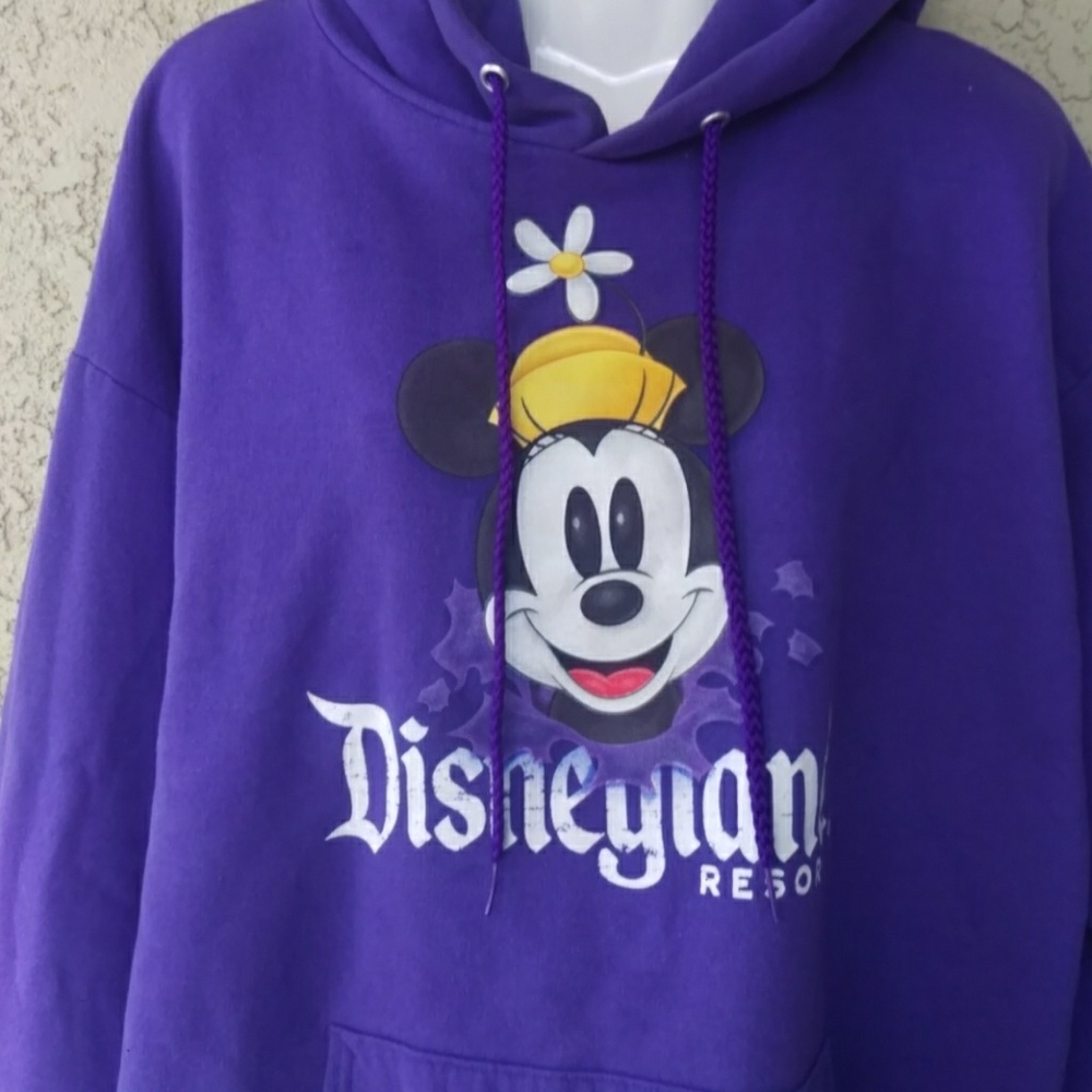 Disney by hanes hoody purple Minnie Mouse sweater - Picture 2 of 8